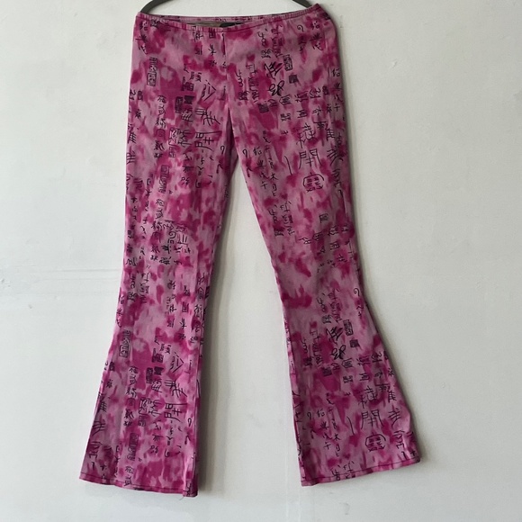 Pink Flare & Wide Leg Jeans - Picture 1 of 6